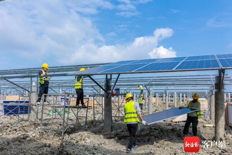 海南樂東縣100MW光伏電站定制箱泵一體化供水泵站+一體化污水處理設備