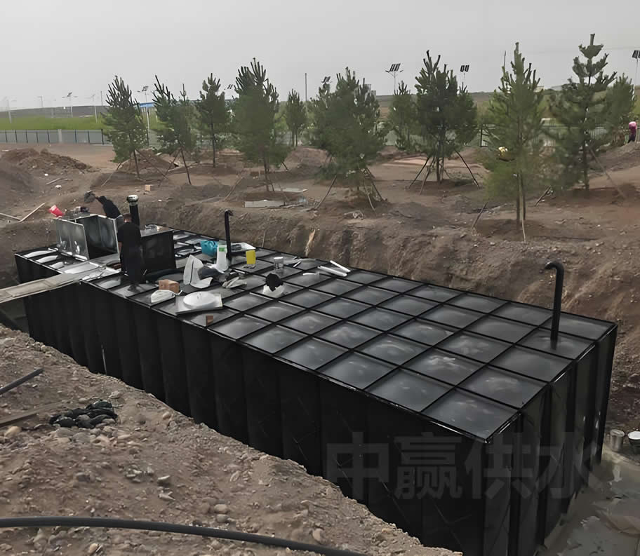 地埋式水箱一體化消防設(shè)備的埋地式設(shè)計釋放了地面空間提高建筑利用率